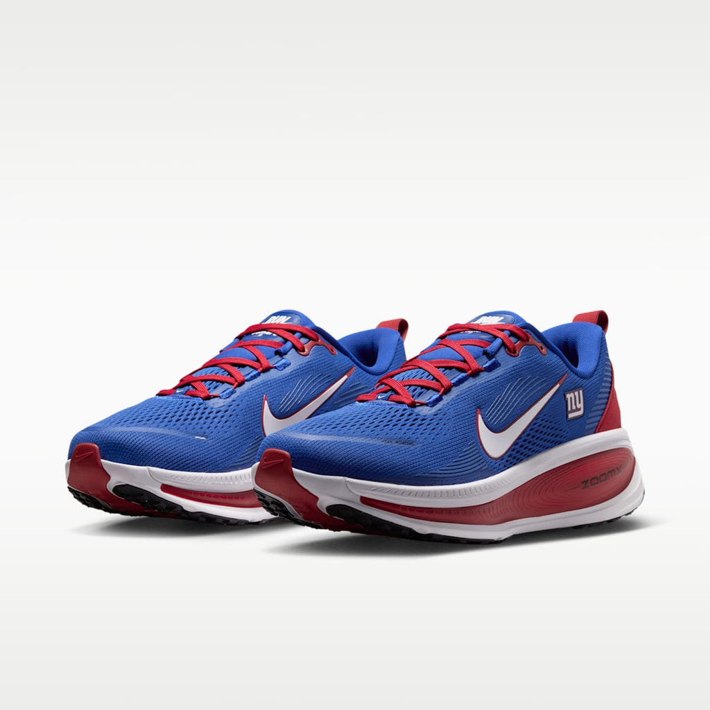 Nike Vomero 18 (New York Giants) Men's NFL Road Running Shoes - Rush Blue/Gym Red/White - Image 5