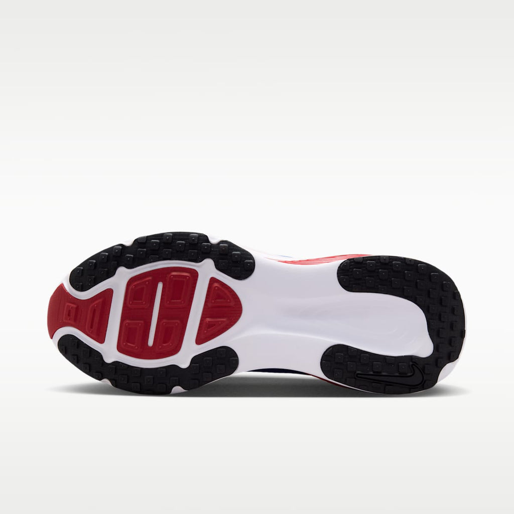 Nike Vomero 18 (New York Giants) Men's NFL Road Running Shoes - Rush Blue/Gym Red/White - Image 2