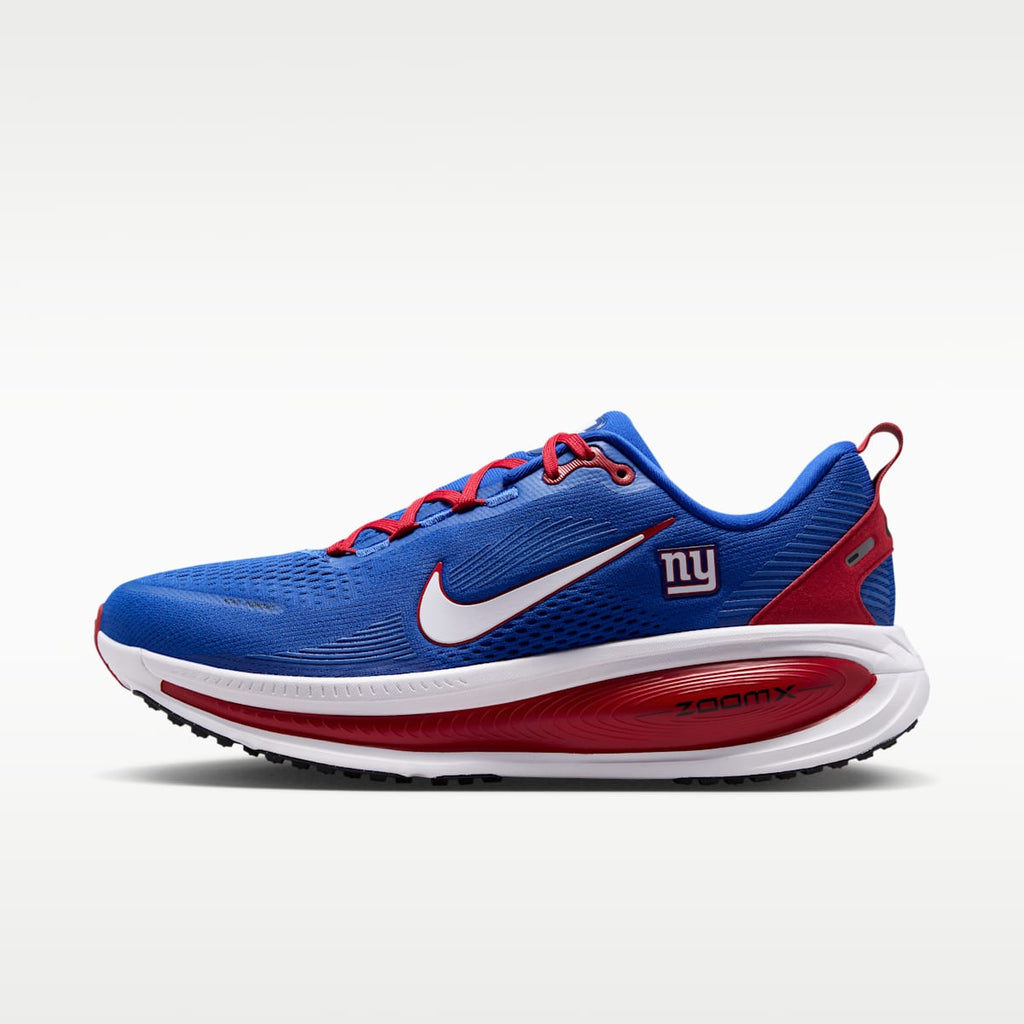 Nike Vomero 18 (New York Giants) Men's NFL Road Running Shoes - Rush Blue/Gym Red/White - Image 1