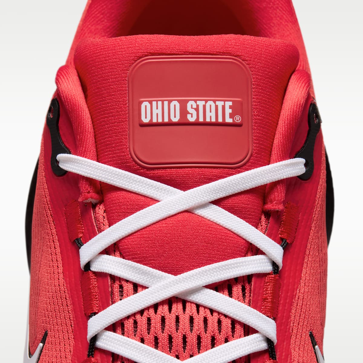 Nike College Vomero 18 (Ohio State) Men's Road Running Shoes - University Red/Black/White - Image 9