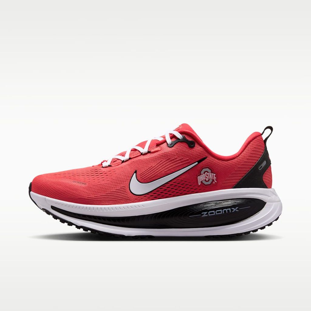 Nike College Vomero 18 (Ohio State) Men's Road Running Shoes - University Red/Black/White - Image 1
