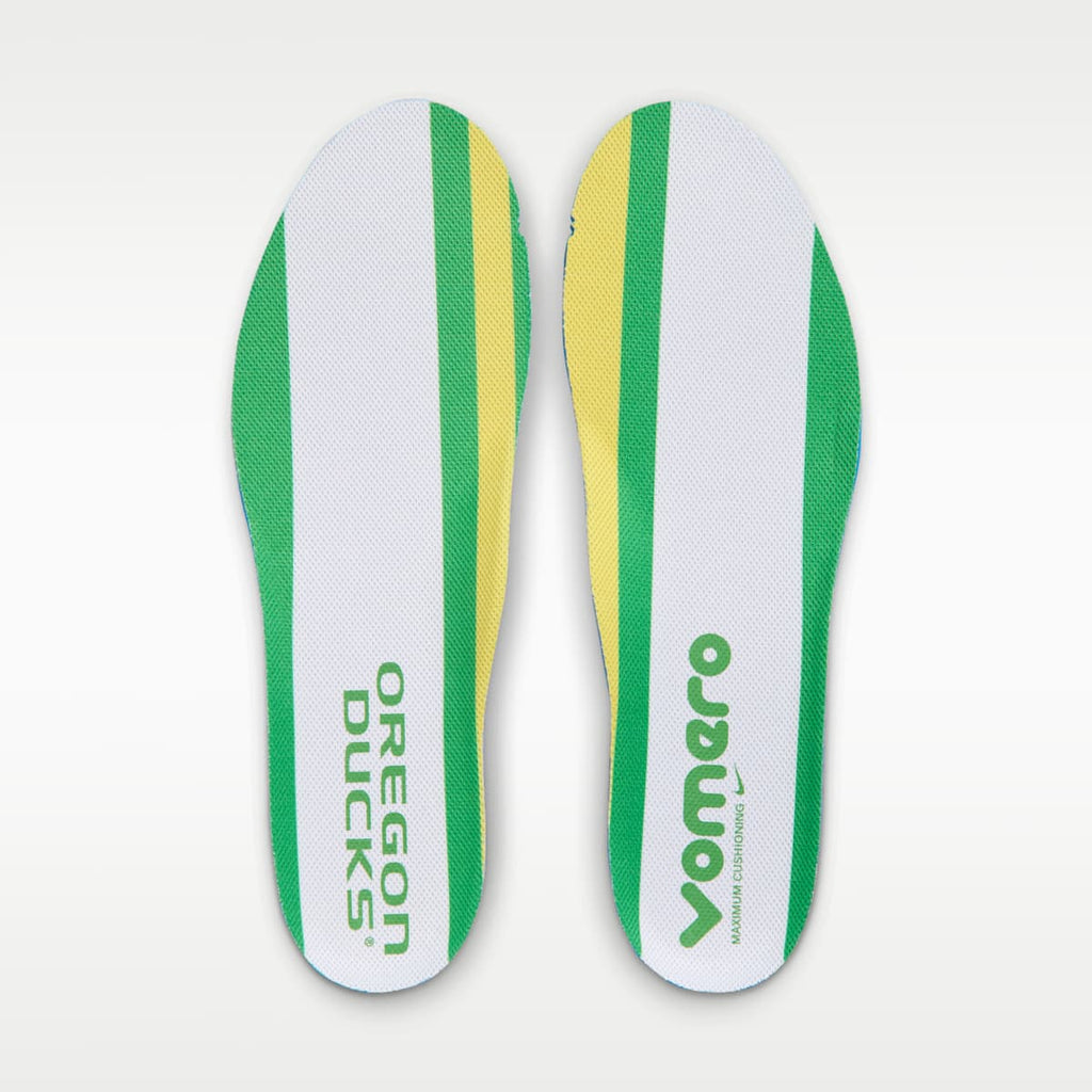 Nike College Vomero 18 (Oregon) Men's Road Running Shoes - Apple Green/White/Black - Image 10