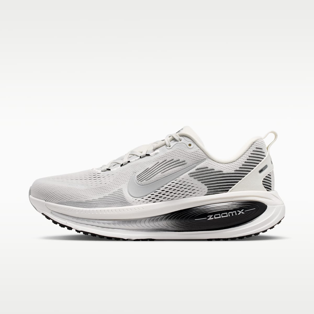 Nike Vomero 18 Men's Road Running Shoes - Summit White/Black/Off White/Metallic Silver - Image 1