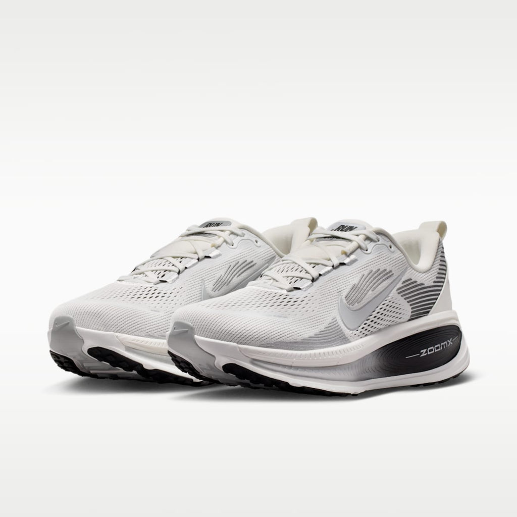 Nike Vomero 18 Men's Road Running Shoes - Summit White/Black/Off White/Metallic Silver - Image 5