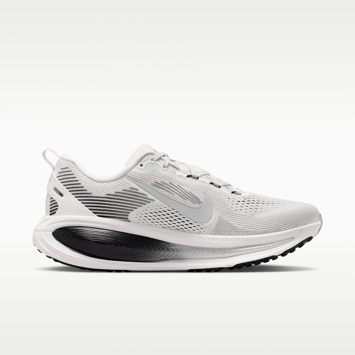 Nike Vomero 18 Men's Road Running Shoes - Summit White/Black/Off White/Metallic Silver - Image 3