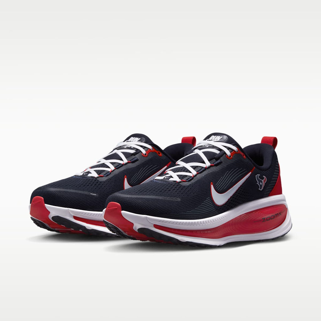 Nike Vomero 18 (Houston Texans) Men's NFL Road Running Shoes - Pitch Blue/University Red/White - Image 5