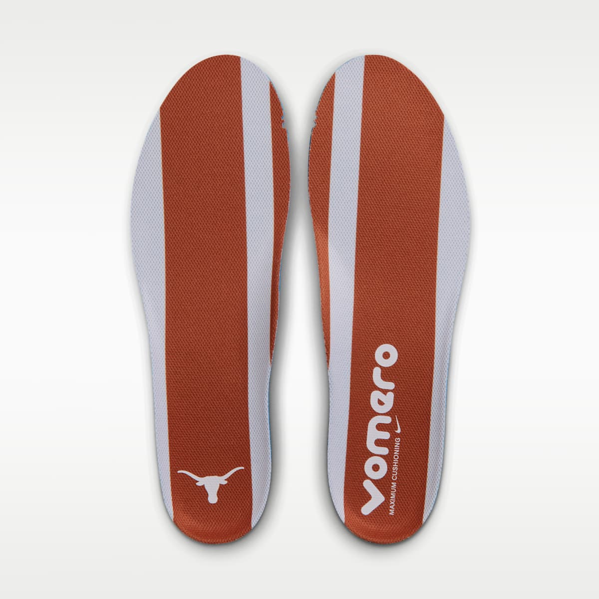 Nike College Vomero 18 (Texas) Men's Road Running Shoes - Desert Orange/Black/White - Image 10