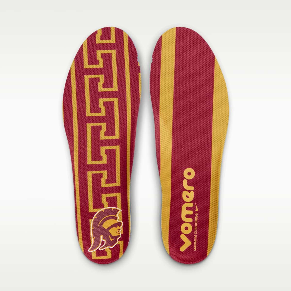 Nike College Vomero 18 (USC) Men's Road Running Shoes - Team Crimson/University Gold/White - Image 10