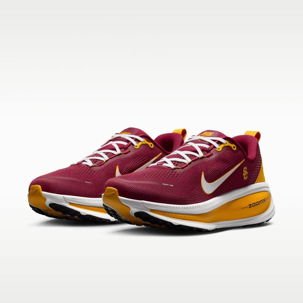 Nike College Vomero 18 (USC) Men's Road Running Shoes - Team Crimson/University Gold/White - Image 5