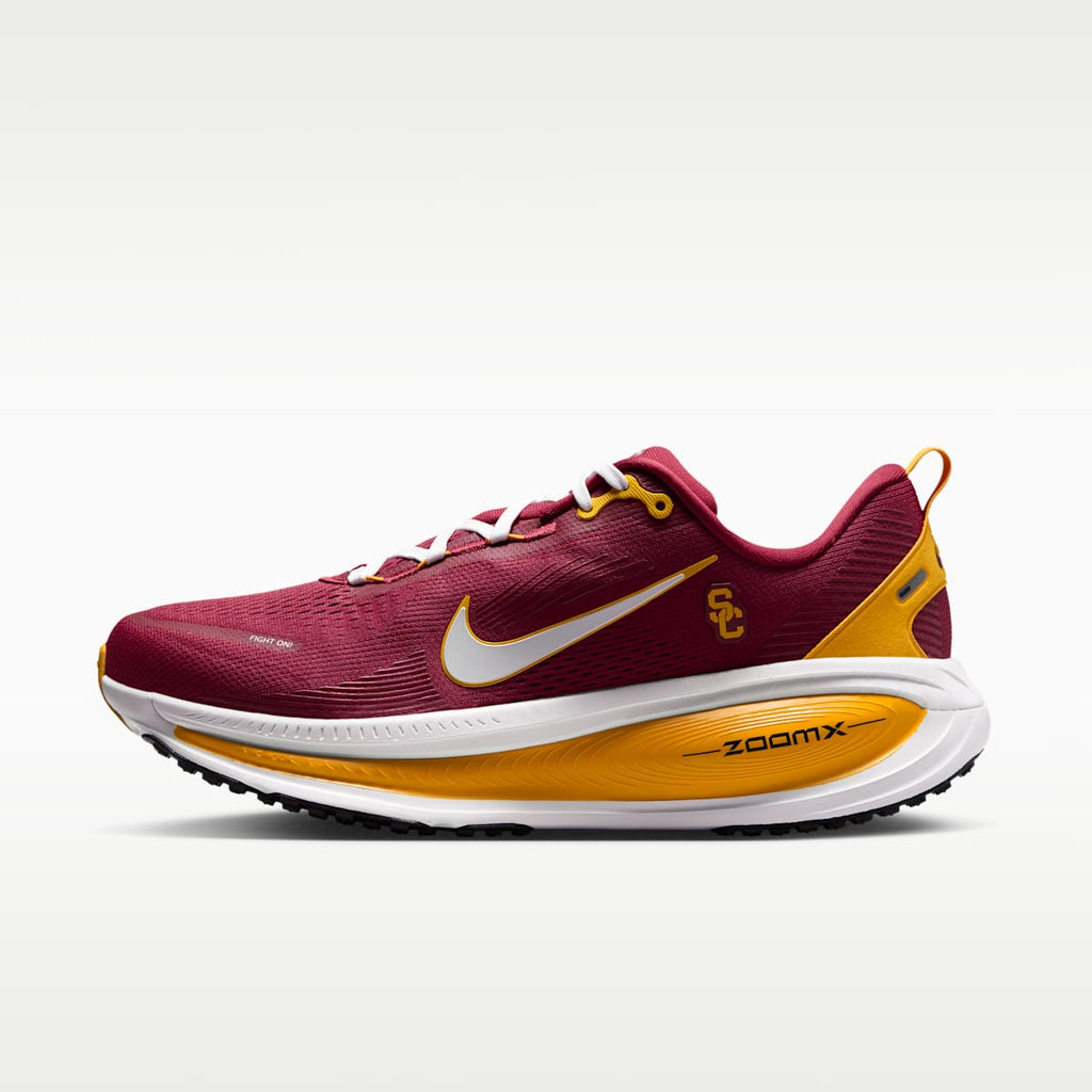 Nike College Vomero 18 (USC) Men's Road Running Shoes - Team Crimson/University Gold/White - Image 1