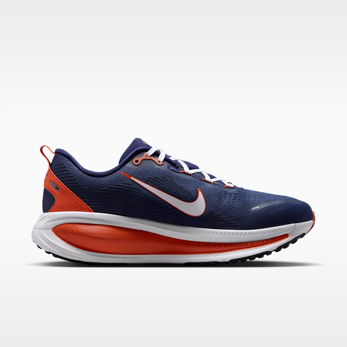 Nike College Vomero 18 (Virginia) Men's Road Running Shoes - College Navy/Team Orange/White - Image 3