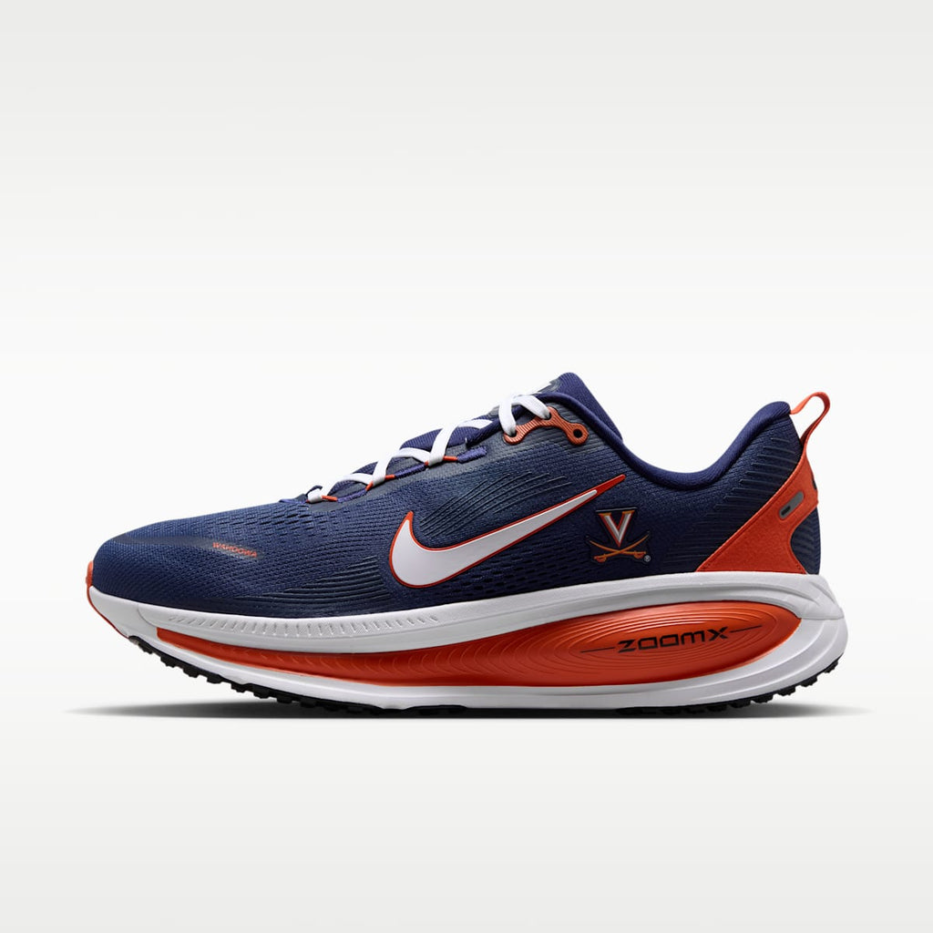 Nike College Vomero 18 (Virginia) Men's Road Running Shoes - College Navy/Team Orange/White - Image 1