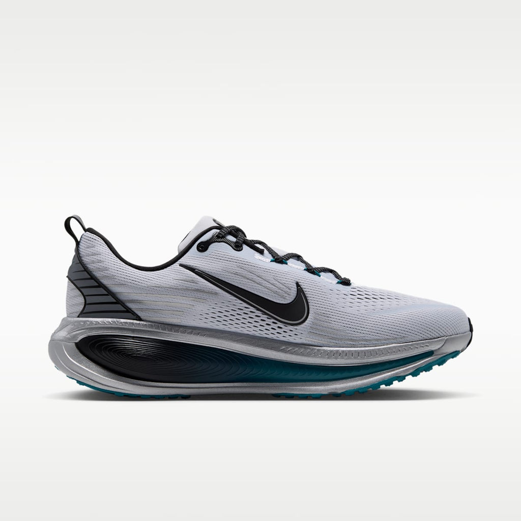 Nike Vomero 18  Men's Road Running Shoes - Football Grey/Metallic Cool Grey/Bright Spruce/Black - Image 3