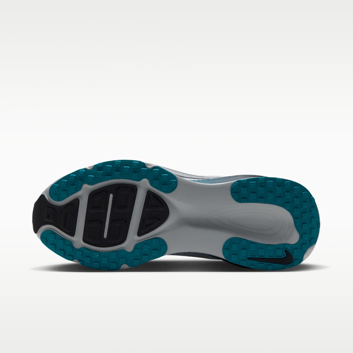 Nike Vomero 18  Men's Road Running Shoes - Football Grey/Metallic Cool Grey/Bright Spruce/Black - Image 2