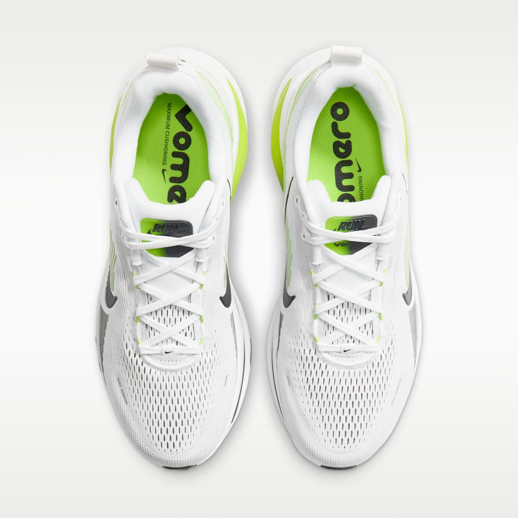 Nike Vomero 18 Men's Road Running Shoes - White/Lemon Venom/Dark Grey/Black - Image 4