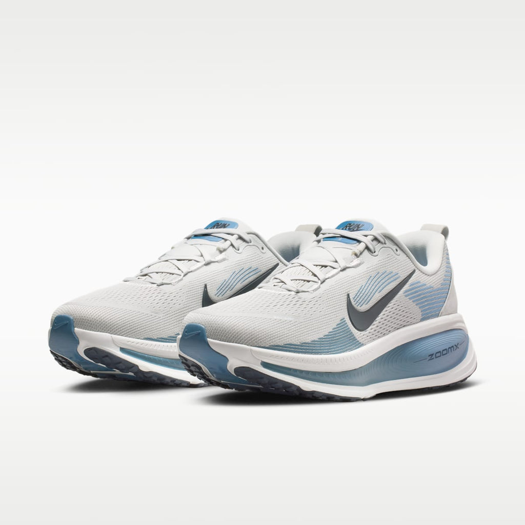 Nike Vomero 18 Men's Road Running Shoes - Grey Fog/Off White/Work Blue/Dark Obsidian - Image 5