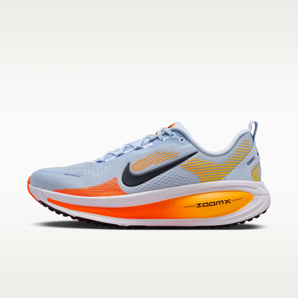Nike Vomero 18 Men's Road Running Shoes - Hydrogen Blue/Laser Orange/Total Orange/Black - Image 1