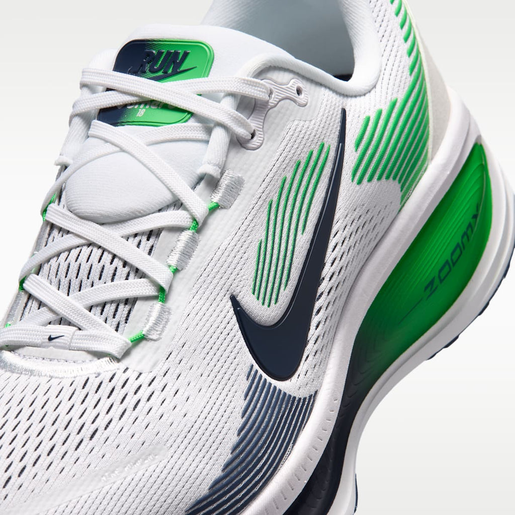 Nike Vomero 18 Men's Road Running Shoes - White/Green Spark/Midnight Navy - Image 7