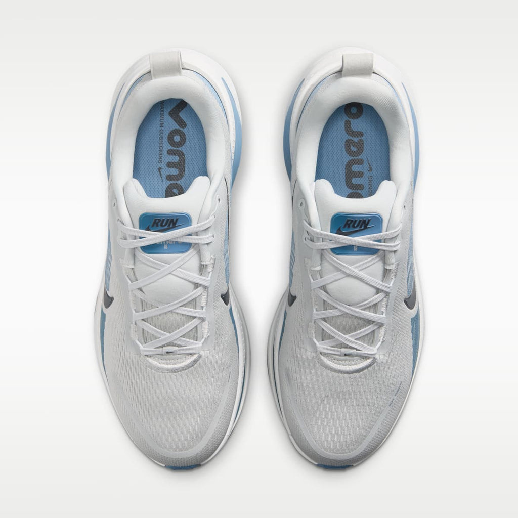 Nike Vomero 18 Men's Road Running Shoes - Grey Fog/Off White/Work Blue/Dark Obsidian - Image 4