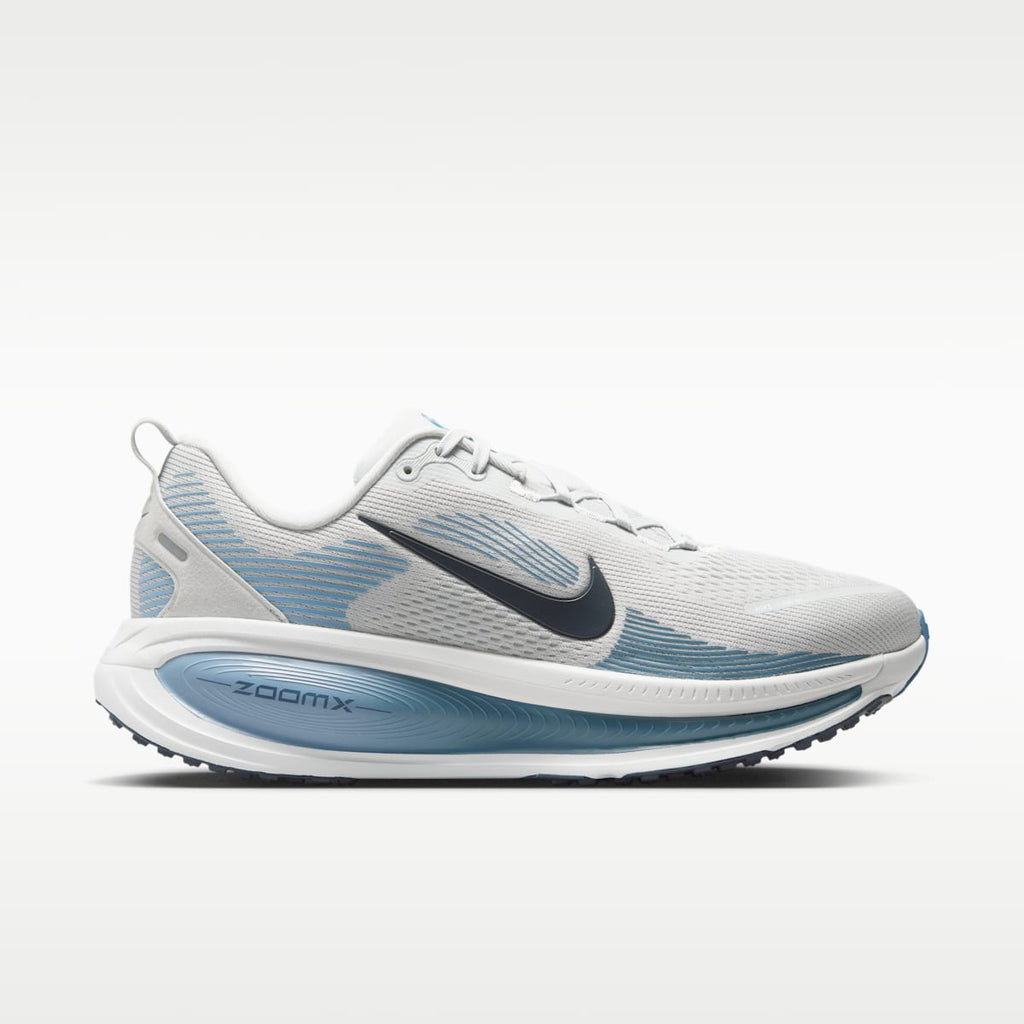Nike Vomero 18 Men's Road Running Shoes - Grey Fog/Off White/Work Blue/Dark Obsidian - Image 3