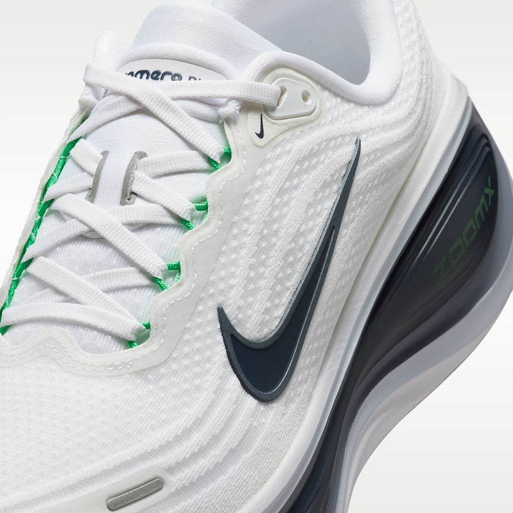 Nike Vomero Plus Men's Road Running Shoes - White/Green Spark/World Indigo/Midnight Navy - Image 7