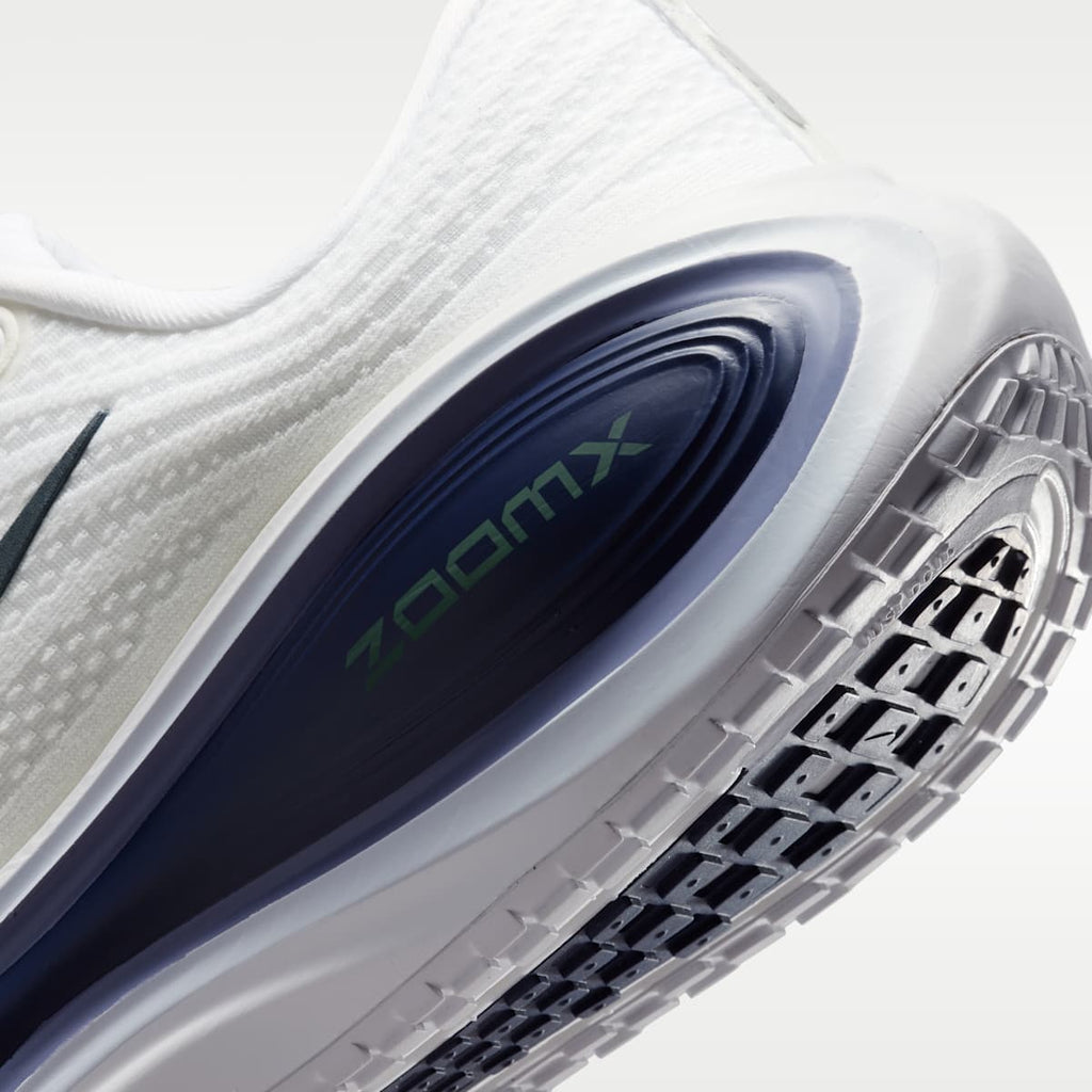 Nike Vomero Plus Men's Road Running Shoes - White/Green Spark/World Indigo/Midnight Navy - Image 8