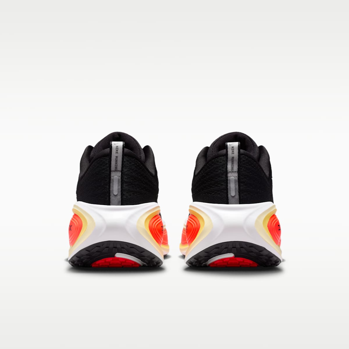 Nike Vomero Plus Men's Road Running Shoes - Black/Bright Crimson/Sail/White - Image 6