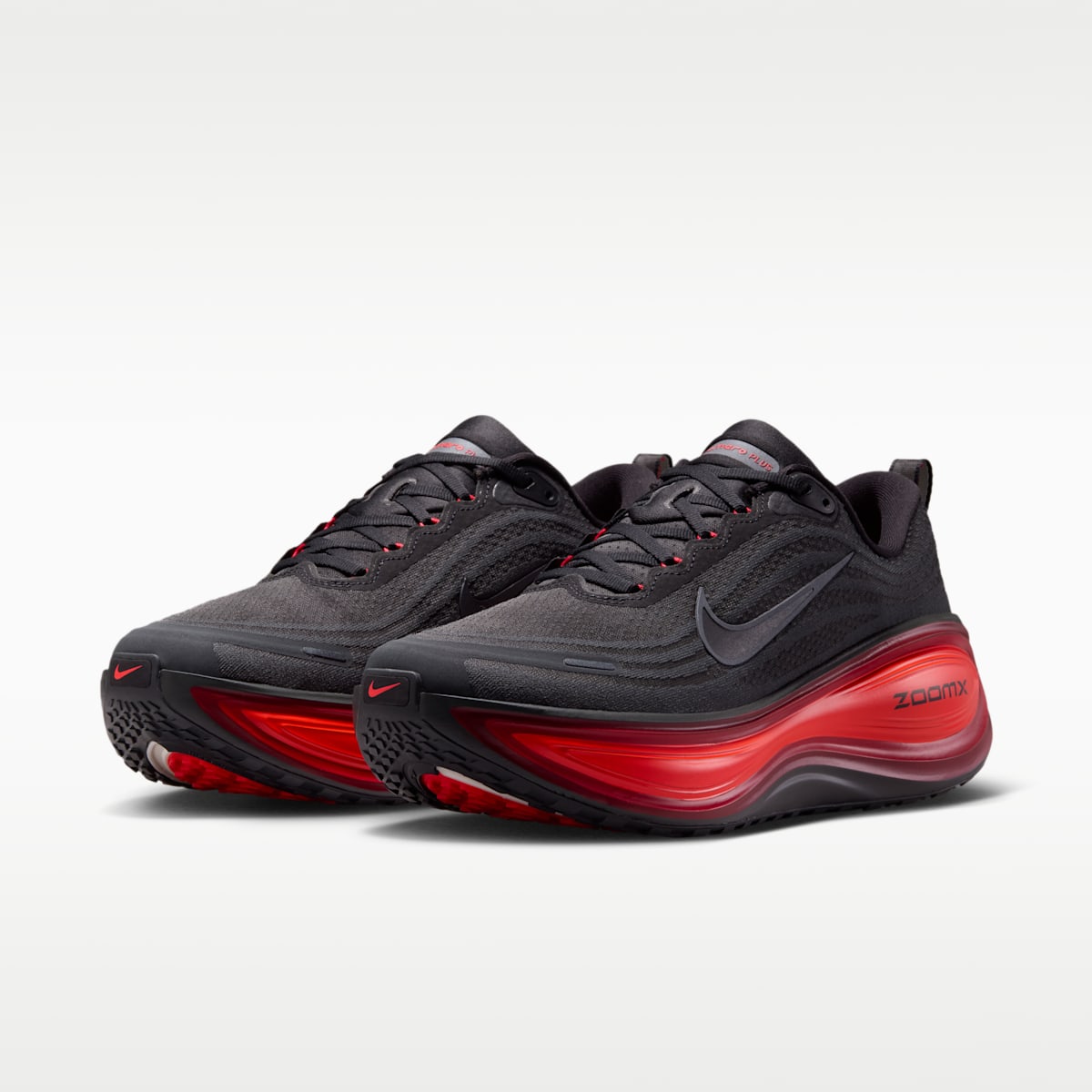 Nike Vomero Plus Men's Road Running Shoes - Anthracite/Bright Crimson/University Red/Black - Image 5