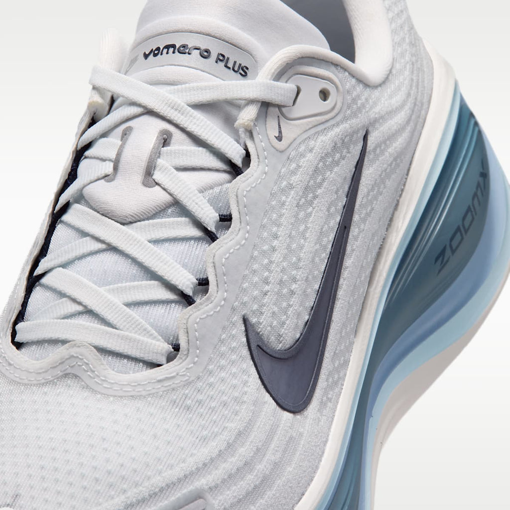 Nike Vomero Plus Men's Road Running Shoes - Off White/Grey Fog/Thunderstorm/Obsidian - Image 7