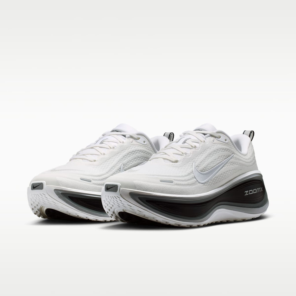 Nike Vomero Plus Men's Road Running Shoes - White/Black/Cool Grey/Metallic Silver - Image 5