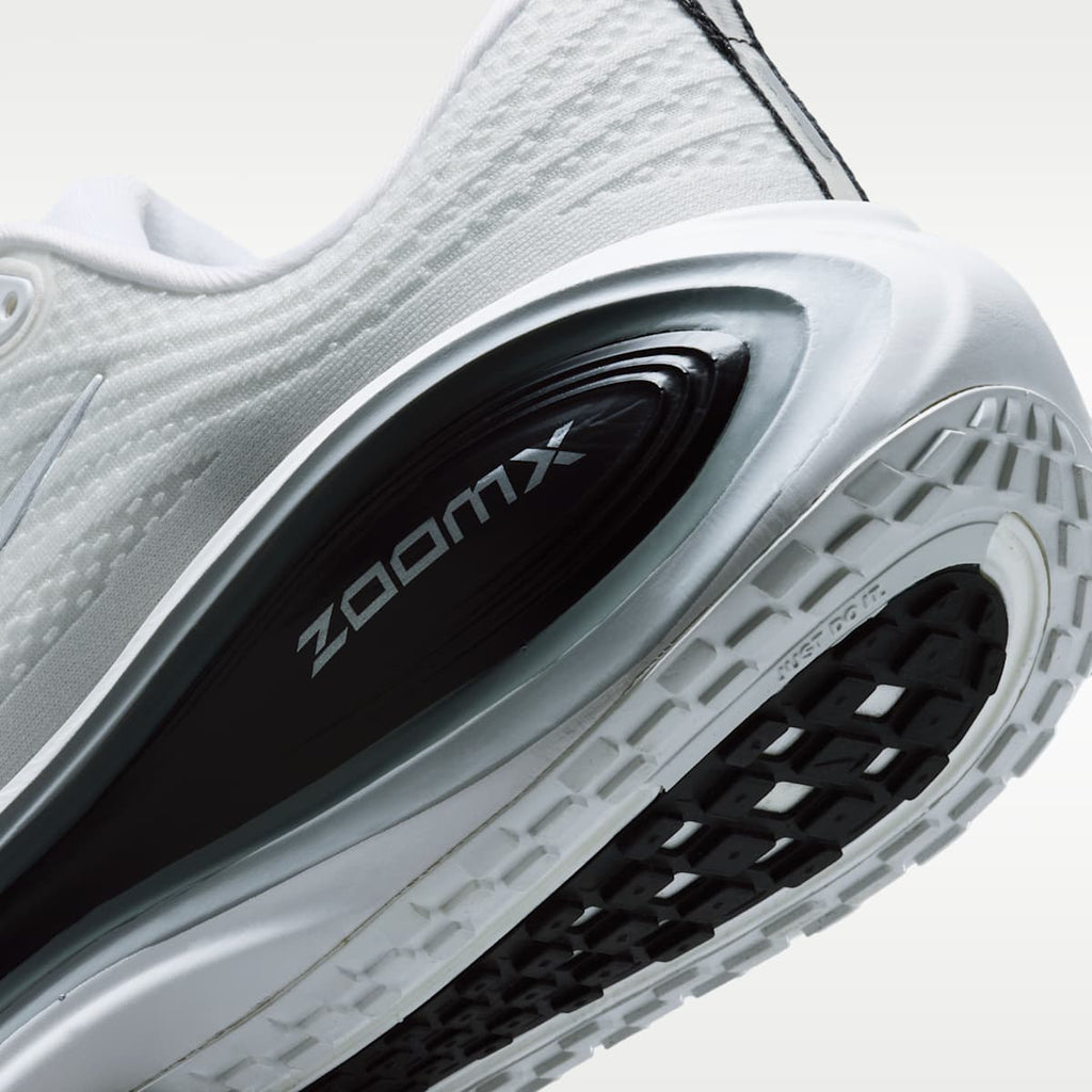 Nike Vomero Plus Men's Road Running Shoes - White/Black/Cool Grey/Metallic Silver - Image 8