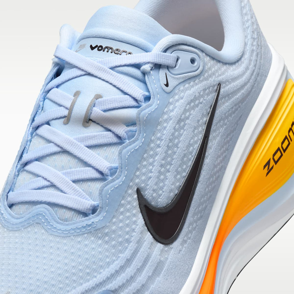 Nike Vomero Plus Men's Road Running Shoes (Wide) - Hydrogen Blue/White/Total Orange/Black - Image 7