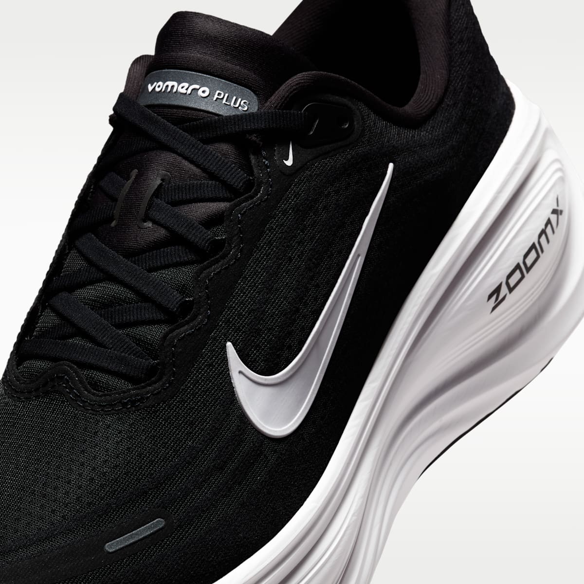 Nike Vomero Plus Men's Road Running Shoes (Wide) - Black/Cool Grey/Metallic Dark Grey/White - Image 7