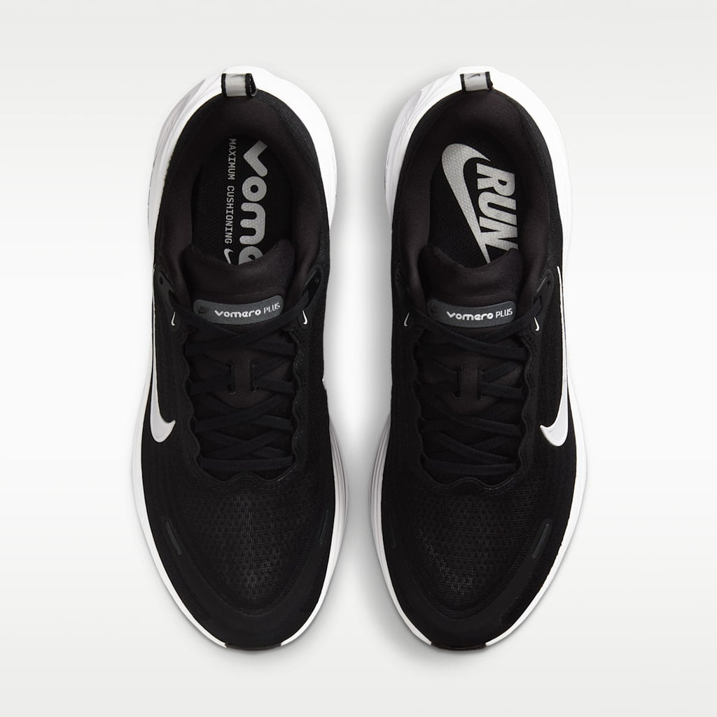 Nike Vomero Plus Men's Road Running Shoes (Wide) - Black/Cool Grey/Metallic Dark Grey/White - Image 4