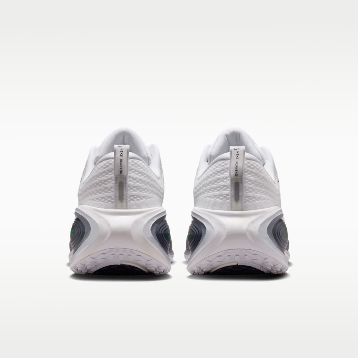 Nike Vomero Plus Men's Road Running Shoes (Wide) - White/Green Spark/World Indigo/Midnight Navy - Image 6