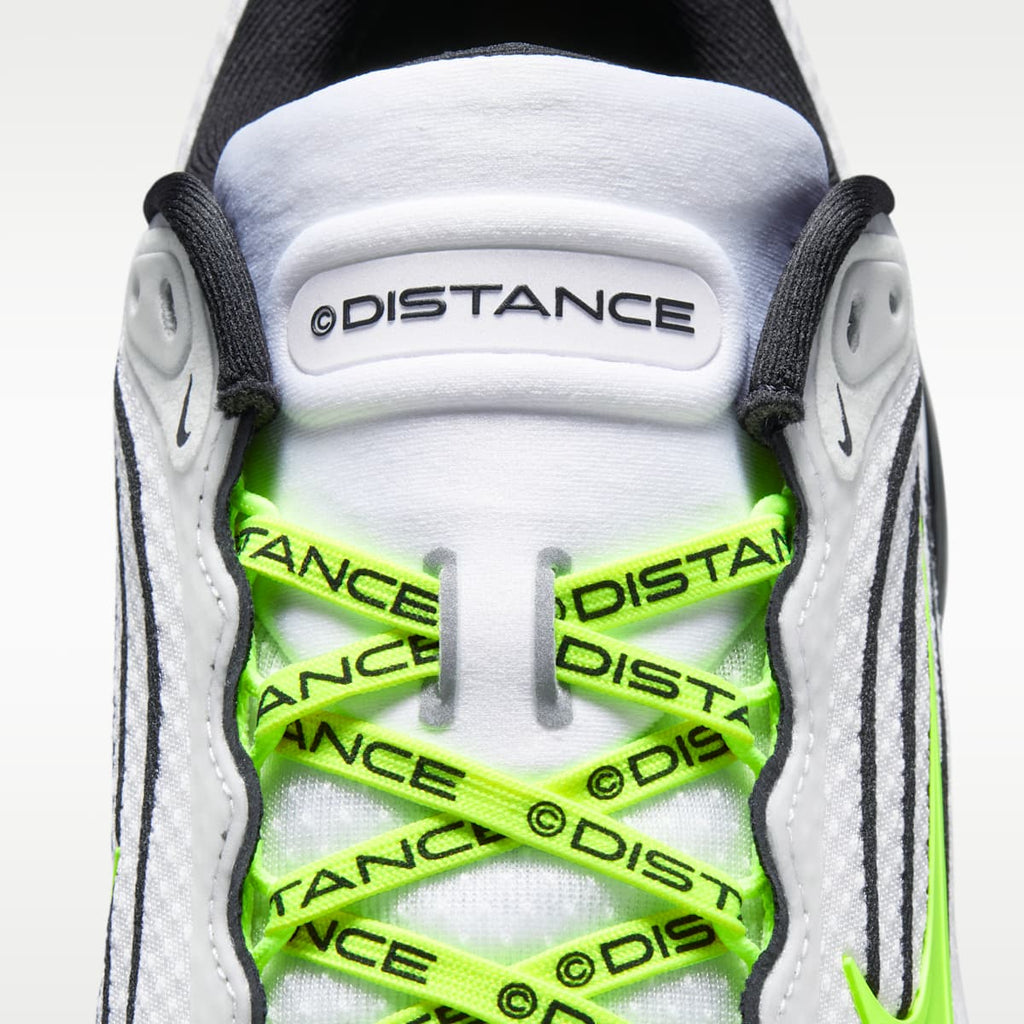 Nike Vomero Plus x DISTANCE Men's Road Running Shoes - White/Black/Volt/Metallic Silver - Image 9
