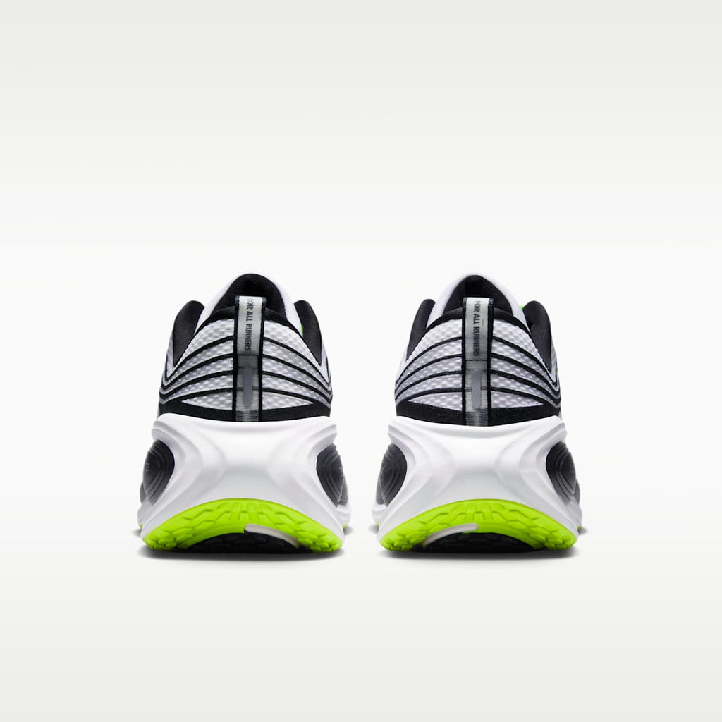 Nike Vomero Plus x DISTANCE Men's Road Running Shoes - White/Black/Volt/Metallic Silver - Image 6