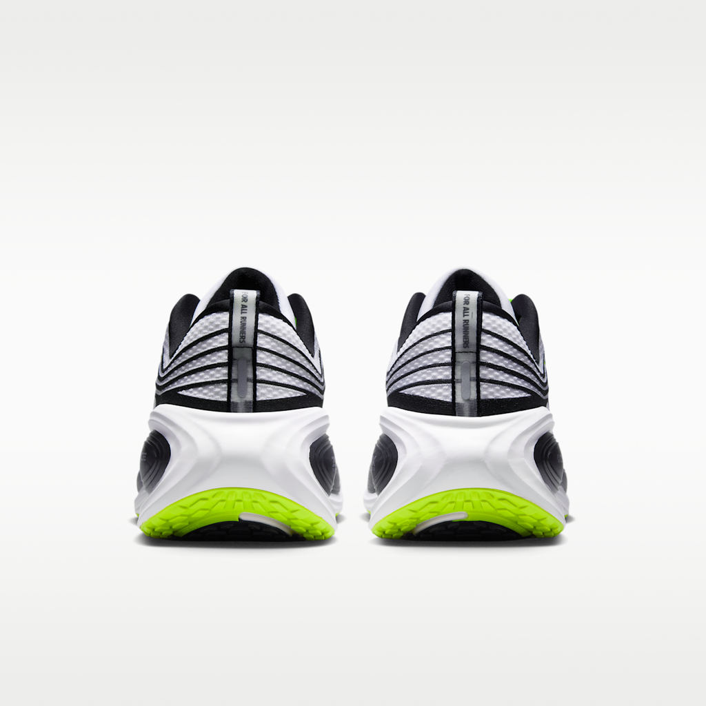 Women's Nike Vomero Plus x DISTANCE Men's Road Running Shoes - White/Black/Volt/Metallic Silver