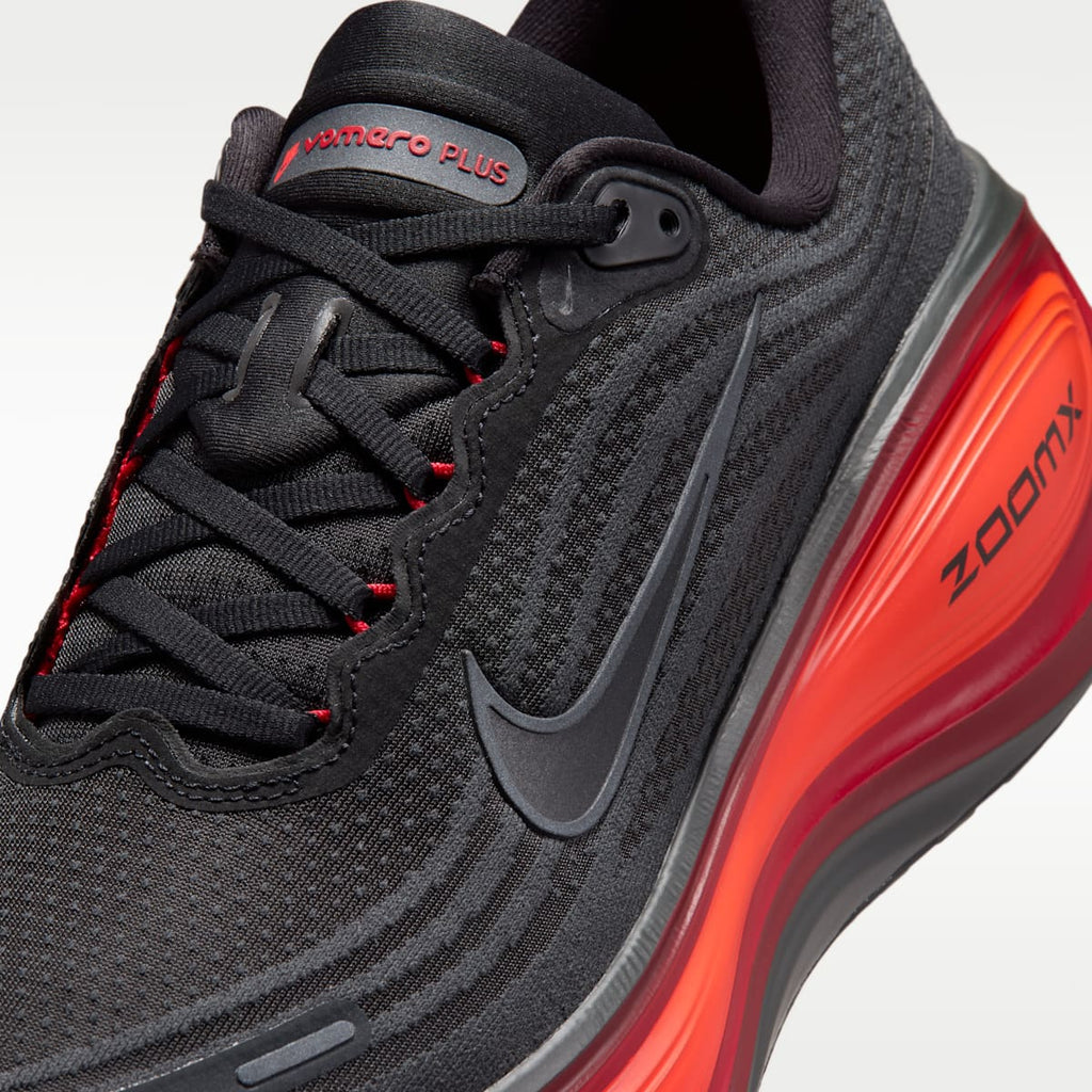 Nike Vomero Plus Men's Road Running Shoes - Anthracite/Bright Crimson/University Red/Black - Image 7