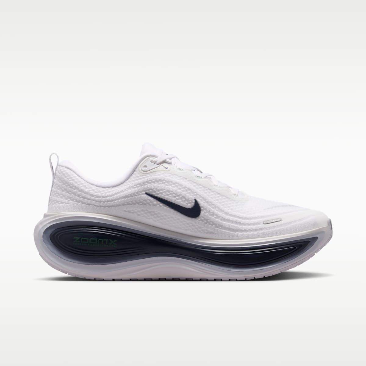 Nike Vomero Plus Men's Road Running Shoes - White/Green Spark/World Indigo/Midnight Navy - Image 3