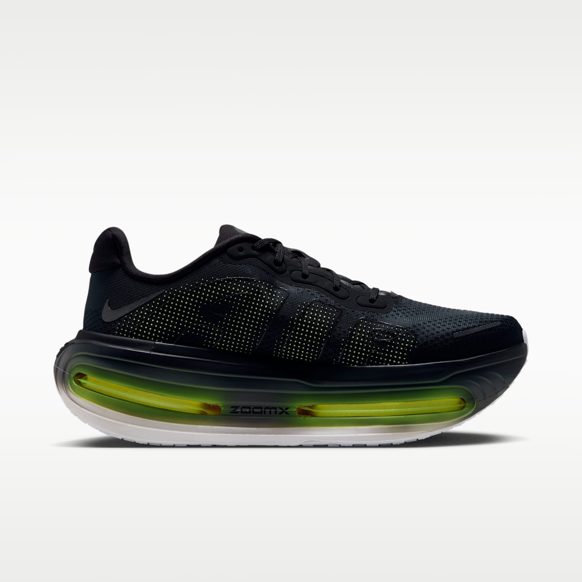 Nike Vomero Premium Men's Road Running Shoes - Black/Anthracite/Lemon Venom/Metallic Dark Grey - Image 3