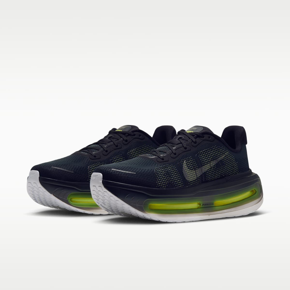 Nike Vomero Premium Men's Road Running Shoes - Black/Anthracite/Lemon Venom/Metallic Dark Grey - Image 5
