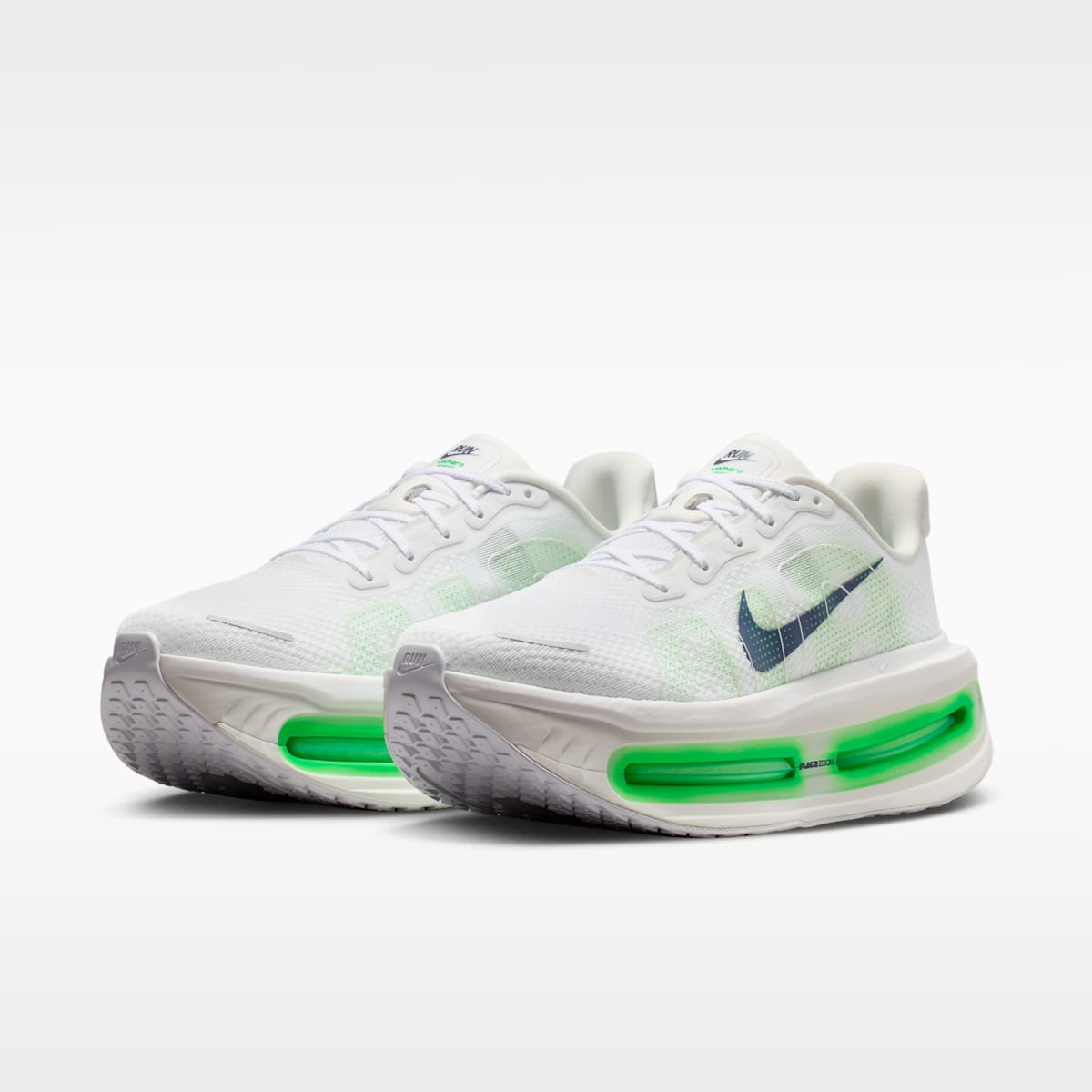 Nike Vomero Premium Men's Road Running Shoes - White/Green Spark/Summit White/Midnight Navy - Image 5
