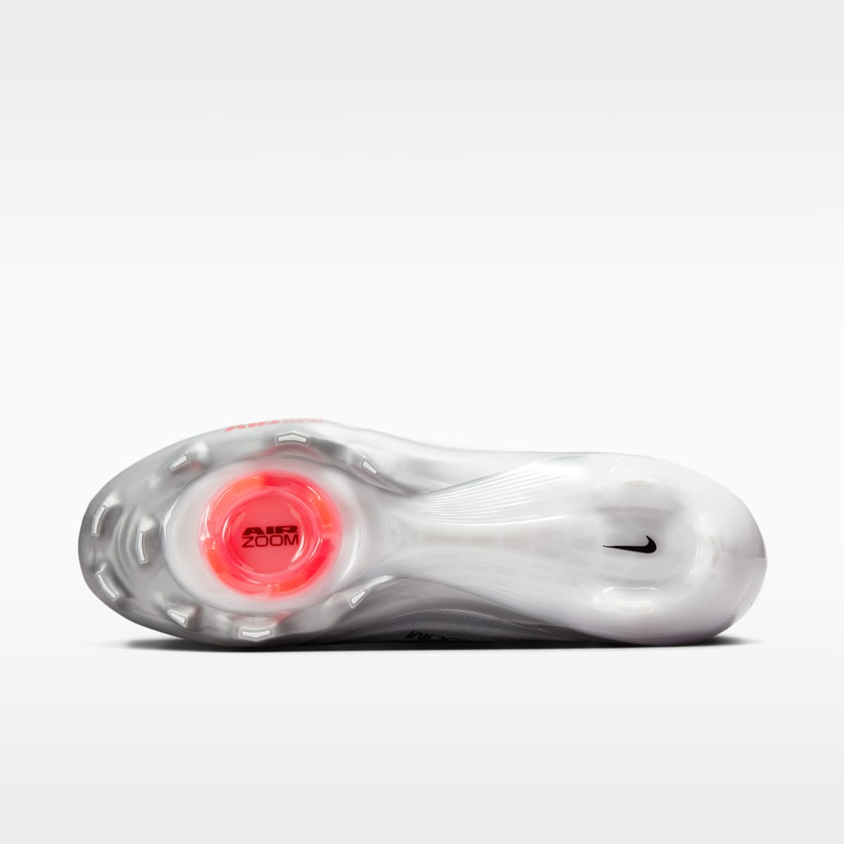 Nike Vapor Pro 1 Football Cleats - White/Black/Summit White/Metallic Silver - Image 2