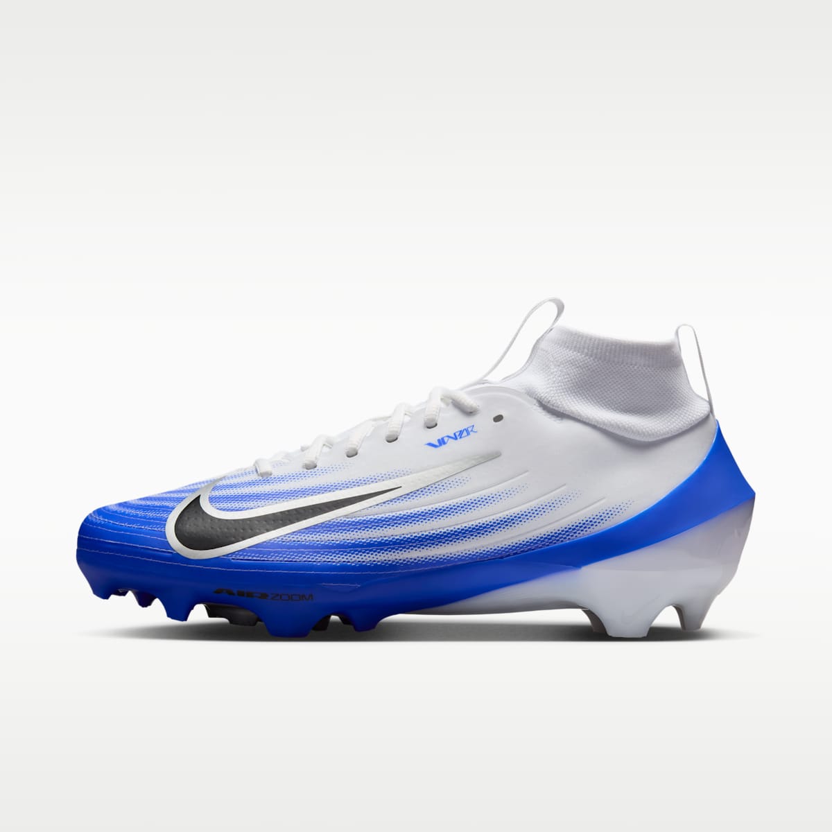 Nike Vapor Pro 1 Football Cleats - White/Racer Blue/Black - Image 1