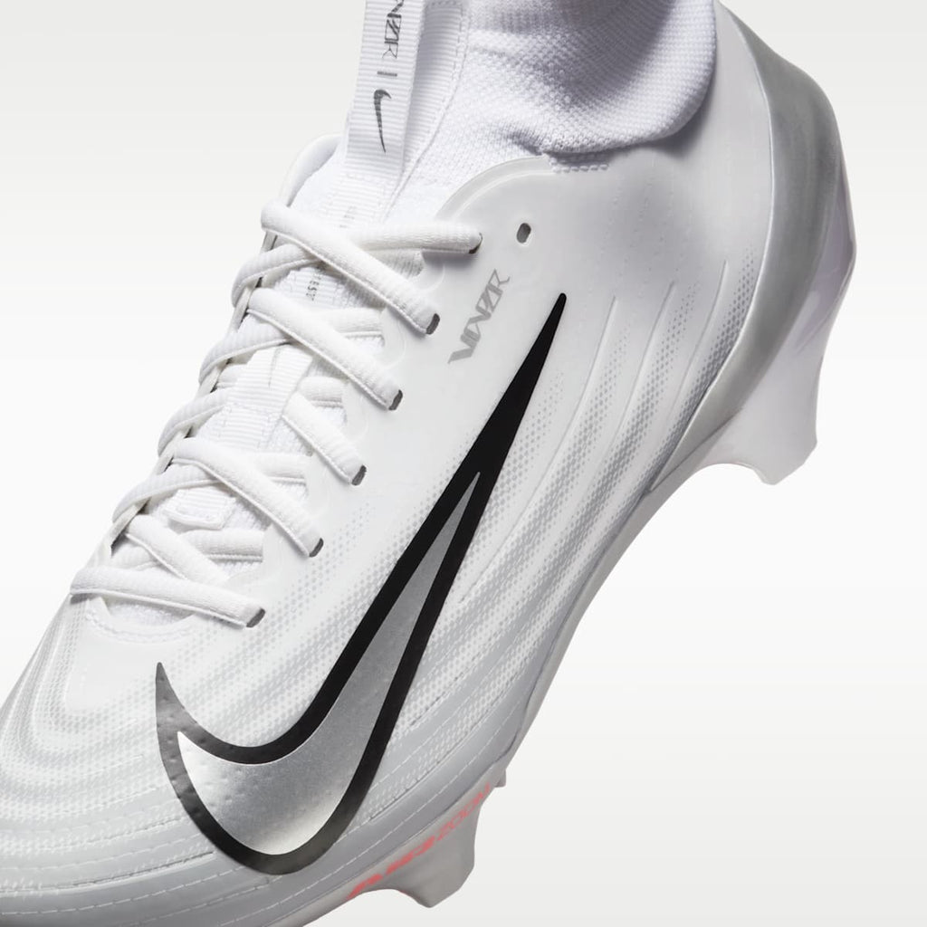 Nike Vapor Pro 1 Football Cleats - White/Black/Summit White/Metallic Silver - Image 8