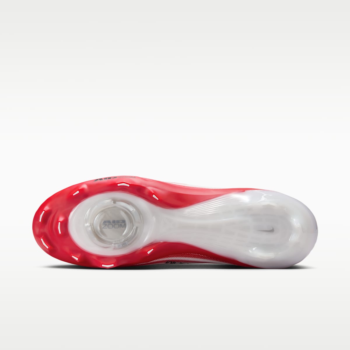 Nike Vapor Pro 1 Football Cleats - White/University Red/Black - Image 2