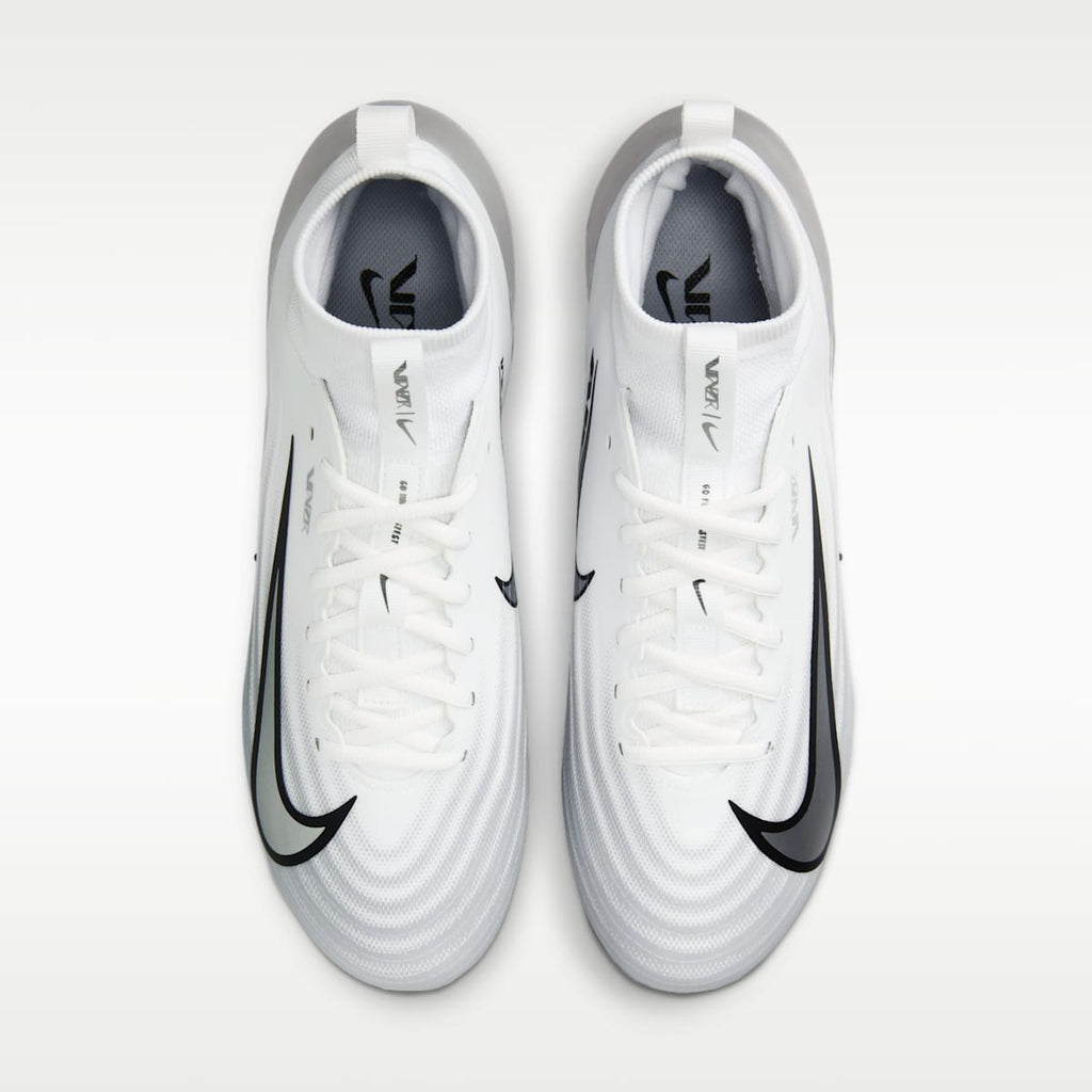 Nike Vapor Pro 1 Football Cleats - White/Black/Summit White/Metallic Silver - Image 4