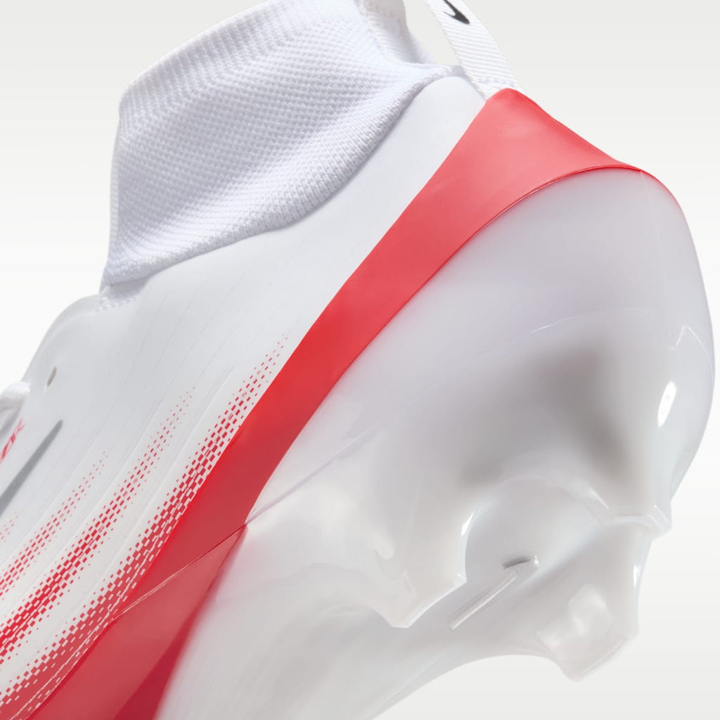 Nike Vapor Pro 1 Football Cleats - White/University Red/Black - Image 9