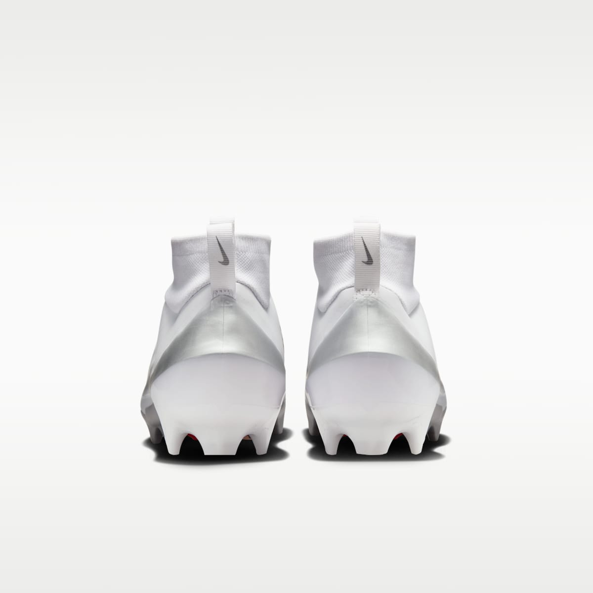 Nike Vapor Pro 1 Football Cleats - White/Black/Summit White/Metallic Silver - Image 6